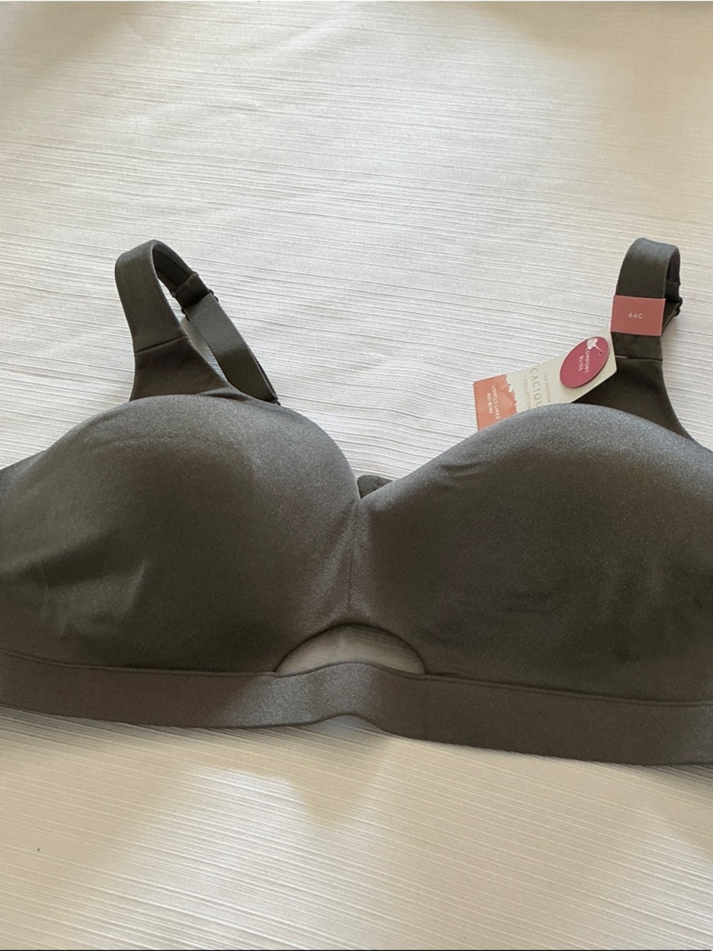Cacique Comfort Bliss Wire-Free Bra - Gray